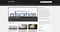 Desktop Screenshot of ajeforum.com